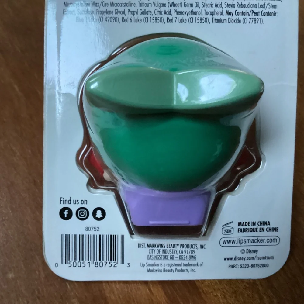 Disney Tsum Tsum Lip Smacker Best Flavor Forever Ariel Lip Balm